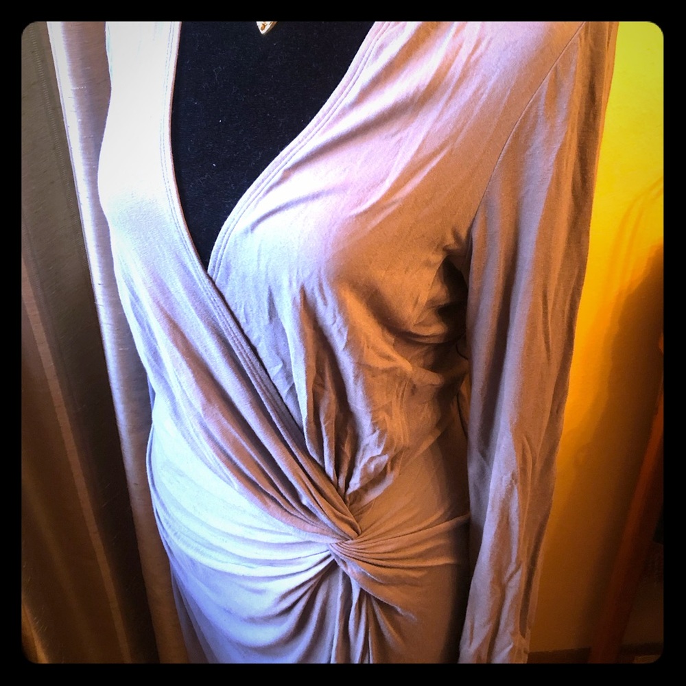 NWOT Max Studio twisted knot dress